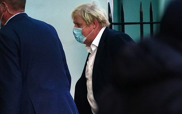 Prime Minister Boris Johnson arrives at University College Hospital in London where his wife Carrie has given birth to her second child. Picture date: Thursday December 9, 2021.