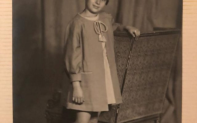 Eitan's grandmother, Tamara Ziserman, age 10.