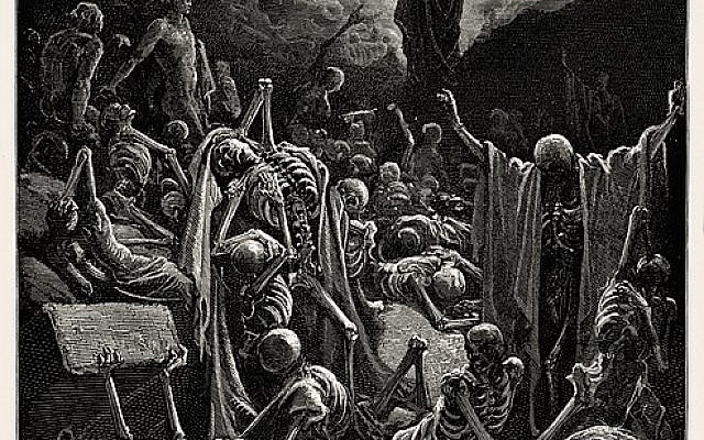 'The Vision of The Valley of The Dry Bones,' Gustave Doré - 1866. (Wikimedia Commons)