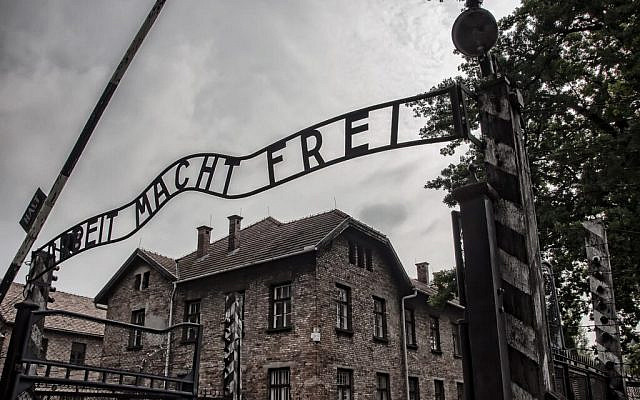 Auschwitz concentration camp in Poland.