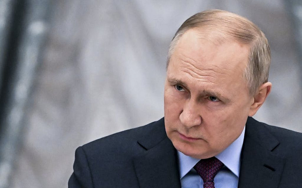 Russian President Vladimir Putin has claimed the war on Ukraine is a ‘peacekeeping mission.’ Mikhail Klimentyev, Sputnik, Kremlin Pool Photo via AP