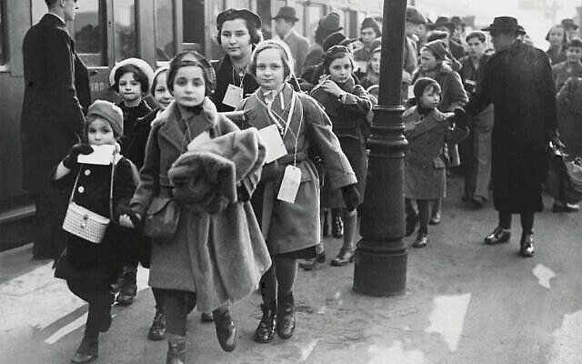 UNITED KINGDOM - FEBRUARY 01:  Jewish Children Refugees Arriving From Germany In London On February 1939  (Photo by Keystone-France/Gamma-Keystone via Getty Images/via Jewish News)