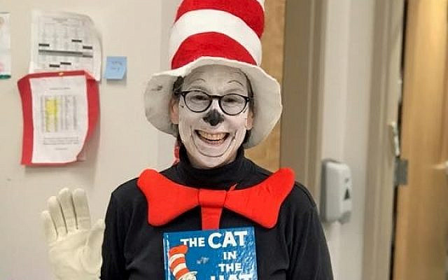 Author Hope Blecher Ed. D as The Cat In The Hat