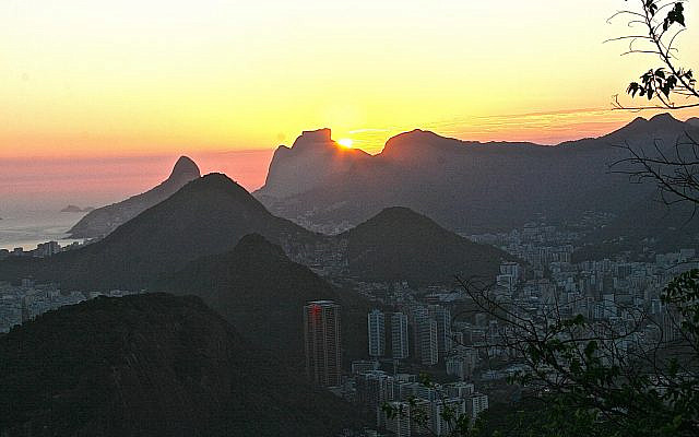 One Sunset is Greater than ALL the Ups and Downs of Humanity ... photo taken in Rio de Janeiro by Abraham A. van Kempen
