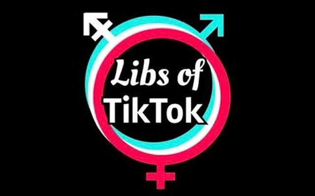 The logo of Libs of TikTok, a right-wing twitter account that posts and ridicules TikTok videos and social media posts from LGBTQ people and other progressives. (Twitter)