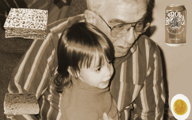 Atara and her Grandfather, 1993.