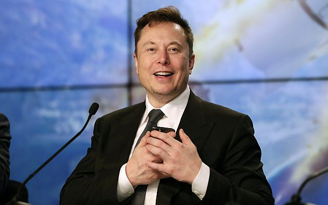 Elon Musk at the Kennedy Space Center in Cape Canaveral, Florida, on January 19, 2020. (AP Photo/John Raoux, File)