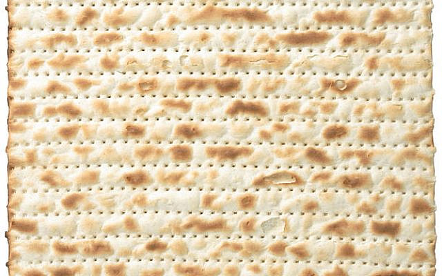 Matzo, isolated on white with clipping path