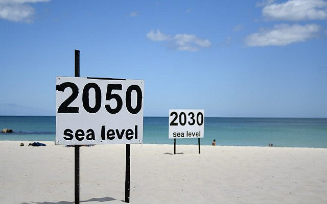 A Prediction of Rising Sea Levels, Photo by go_greener_oz