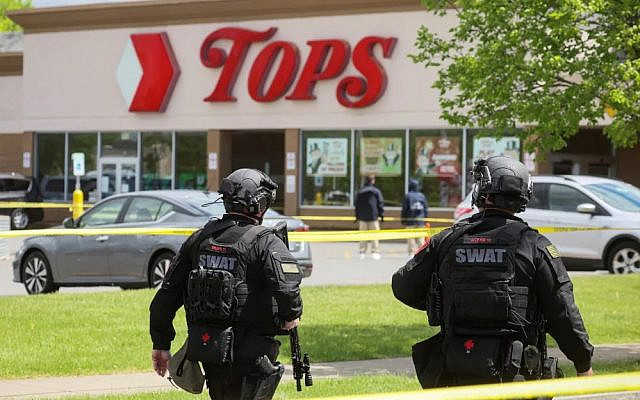PHOTO CREDIT: Getty Images. Tops Supermarket in Buffalo, New York