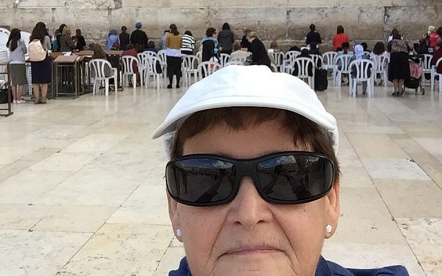 The author at the Kotel, 2017. (courtesy)