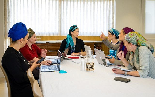 Orthodox Jewish women. (The Jewish Life Photo Bank/Andrea Brownstein)