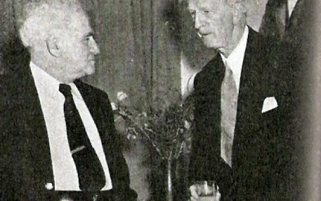 David Ben Gurion and James Grover McDonald - Jerusalem, 1948