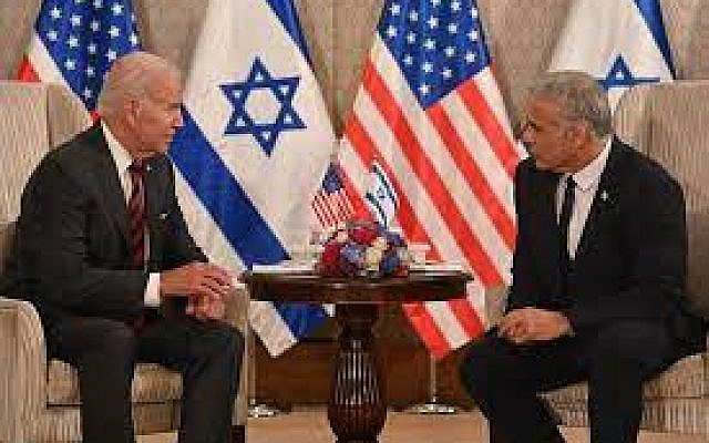 Photo by Kobi Gideon (GPO)
Photos of Prime Minister Yair Lapid with President of the United States Joe Biden at the start of their private meeting