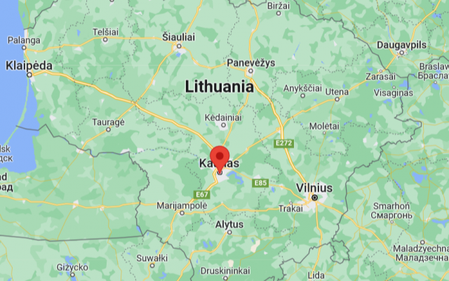 Kaunas - Google maps