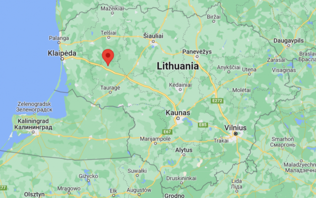 Laukuva, Lithuania - Source: Google maps
