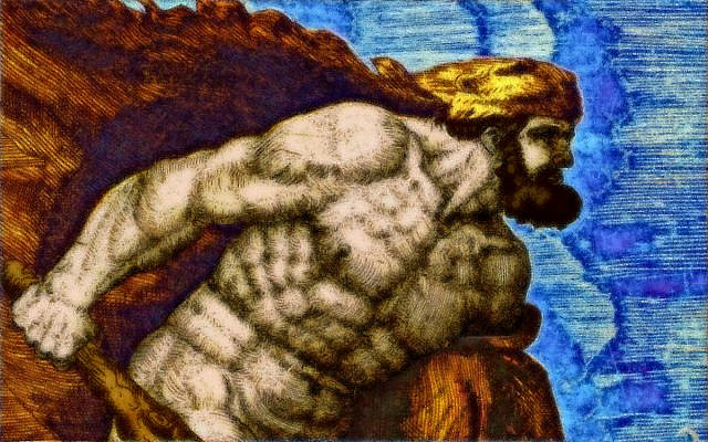 Bilal; image colorized and modified by the author, obtained from Wikimedia Commons, Hercules and Hydra -MET_DP822198, in the public domain.