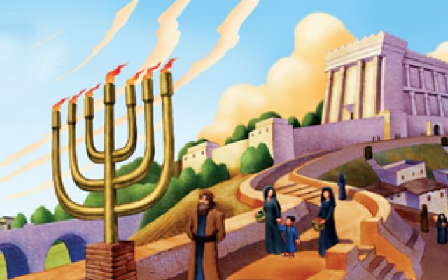 Image from the story of Hanukkah, Basely, Tilda, Harrington David