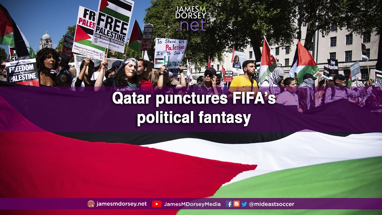 Qatar punctures FIFA's political fantasy | James M. Dorsey - Vimarsana News