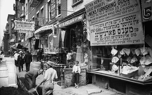 New York's Lower East Side in 1908. (Courtesy New York City Municipal Archives)