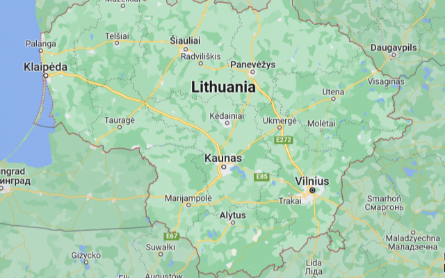 Lithuania - Google Maps