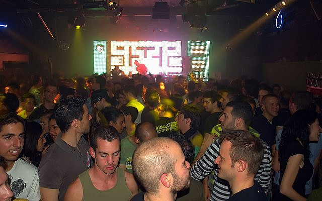 Illustrative. At Barzilay, a Tel Aviv gay nightclub, on a '90s electronic music night. (Wikimedia Commons)
