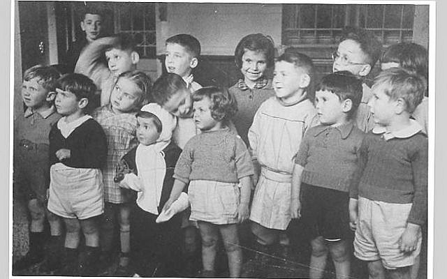 Hidden children of the Holocaust, including Marcel Frydman, Fred Kader, and Tom Jaeger, who gathered in the US, years after the war. (Facebook)