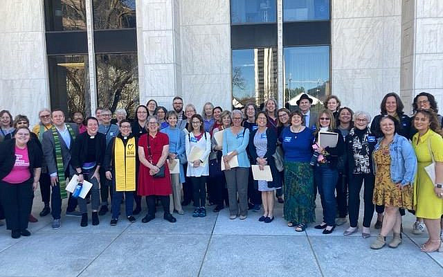 1st Annual Faith Leaders Reproductive Rights Lobby Day on February 28th in Raleigh, NC. Photo courtesy of the author.