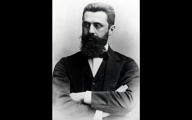 Portrait of Theodor Herzl in 1898 (via Wikipedia)