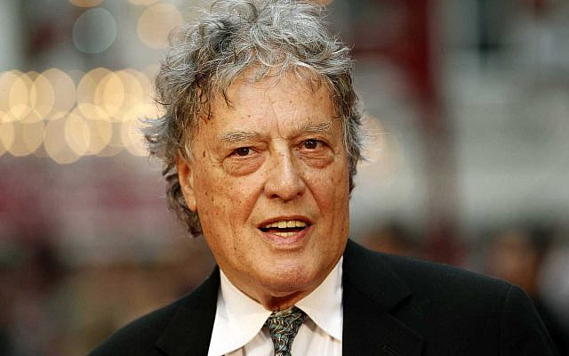 British playwright Tom Stoppard poses as he arrives for the world premiere of "Anna Karenina," in London. Sept. 4, 2012 (AP Photo/Sang Tan, File)