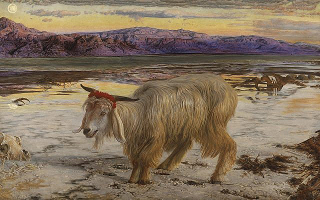 'The Scapegoat,' by William Holman Hunt. (via Wikimedia Commons)