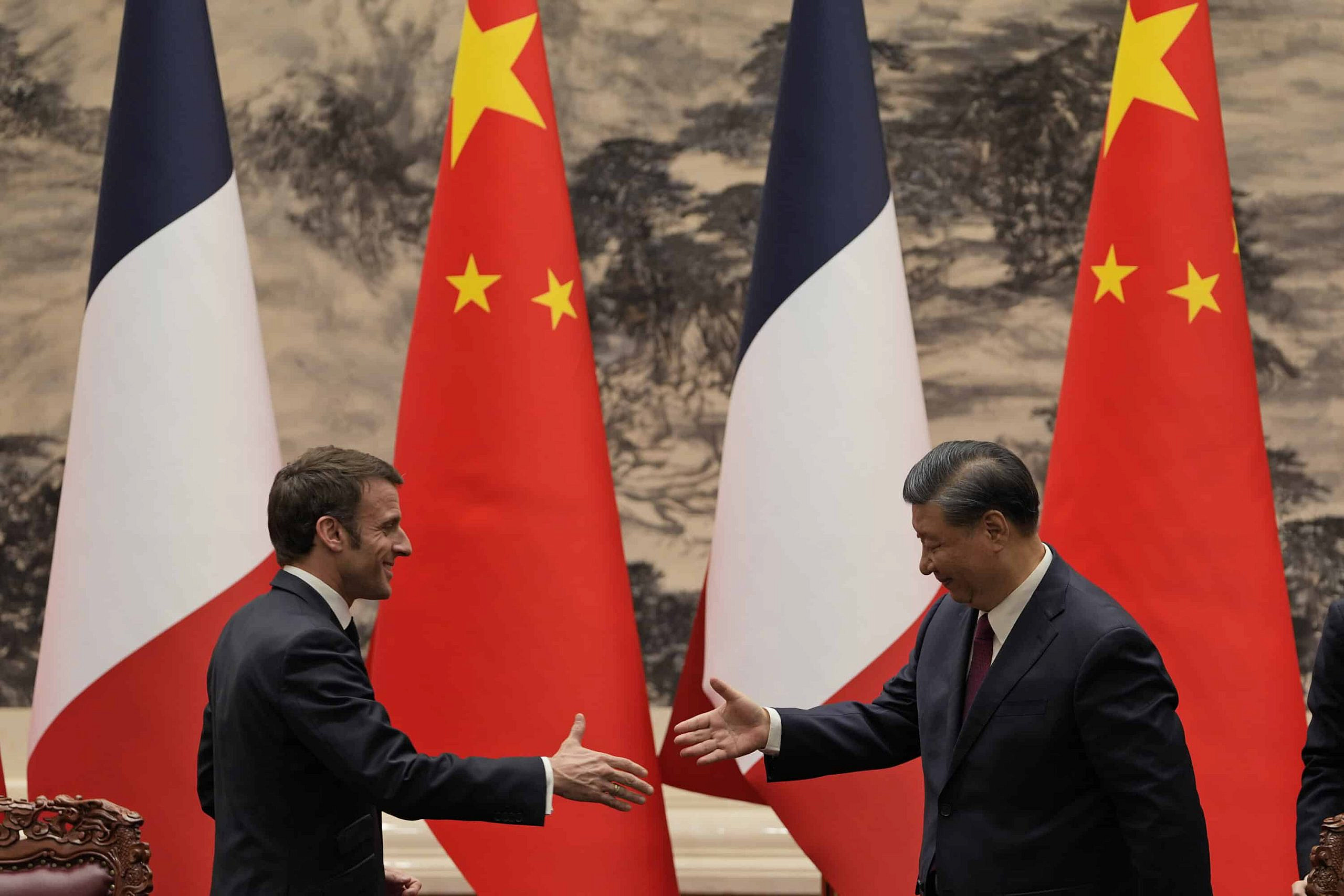 france president macron visit china