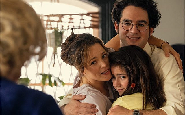 Rachel McAdams, Abby Ryder Fortson and Benny Safdie star in "Are You There God? It's Me, Margaret," based on the Judy Blume novel. (©️2023 Lions Gate Entertainment Inc. All Rights Reserved)