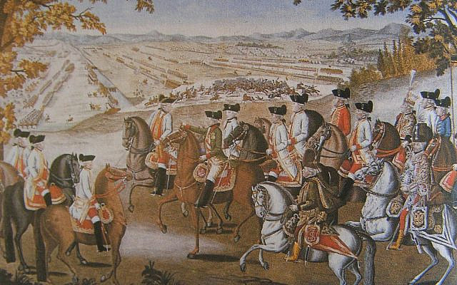 Joseph II and his soldiers in 1787. (Public Domain/ Wikimedia Commons)