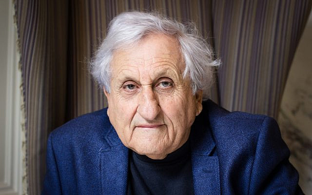 Israeli author A.B. Yehoshua in the documentary, 'The Last Chapter of A.B. Yehoshua.' (Courtesy/ New York Jewish Film Festival)