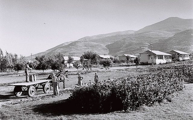 Illustrative. Kibbutz Dan, in the Upper Galilee, 1937. (Wikimedia Commons)