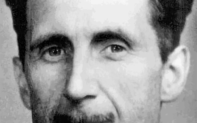 English novelist George Orwell