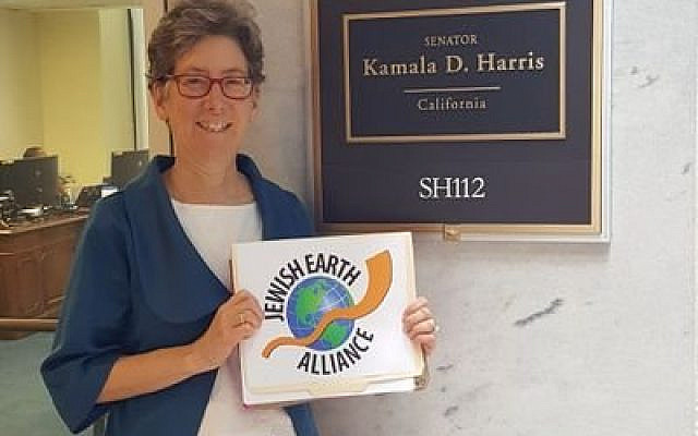 Dr. Mirele B. Goldsmith, founder & co-chair of Jewish Earth Alliance, on Capitol Hill. Photo courtesy of Jewish Earth Alliance.