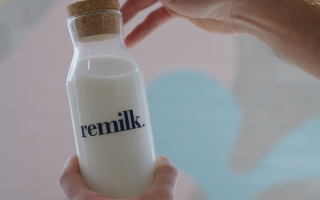 Remilk - an animal-free part of the solution to stopping climate change. Photo credit and courtesy of Remilk.