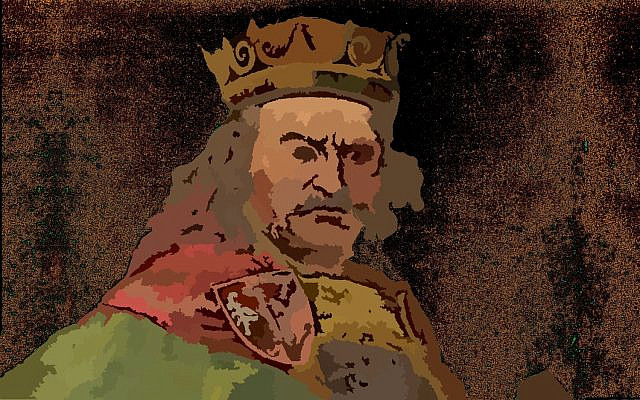 Wladyslaw I Lokietek; image colorized and modified by the author, obtained from Wikimedia Commons, National Library of Poland, #99224805, Album Jubileuszowe, in the public domain.