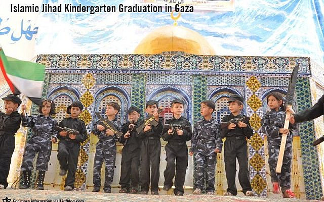 Islamic Jihad Kirdergarten graduation in Gaza. Flickr. 
´
(https://www.flickr.com/photos/idfonline/8186568399)