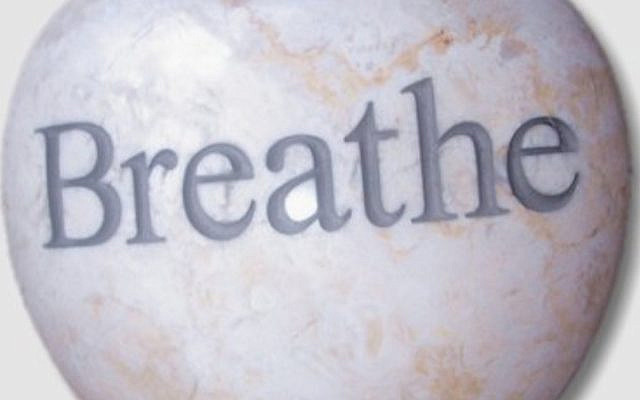 It’s important to breathe when you’re stressed, but most important is to remember to exhale