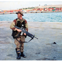 US Marine at the port December 1992
Photo Credit: Hanani Rapoport