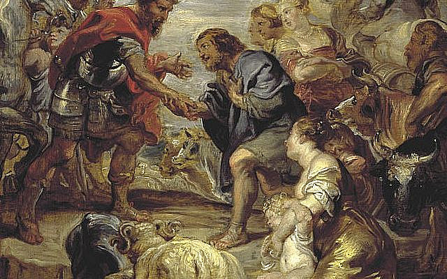 Rubens, Reconciliation of Jacob and Esau, wikicommons