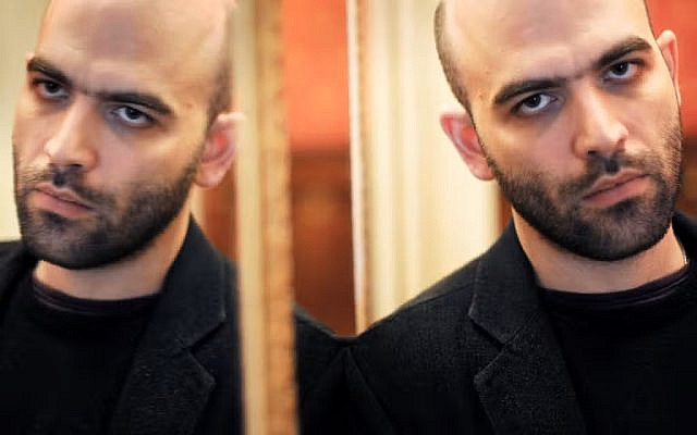 For the past 18 years the Italian journalist Roberto Saviano has been under police protection. (Image courtesy of author)
