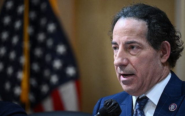 US Rep. Jamie Raskin speaks during the final US House Select Committee hearing to Investigate the January 6 Attack on the US Capitol, on Capitol Hill in Washington, DC, on December 19, 2022. (Mandel NGAN / AFP)