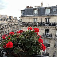 Paris, view from a window