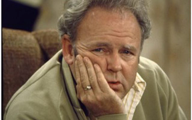 Carol O’Connor as Archie Bunker. Photo is from shutterstock.