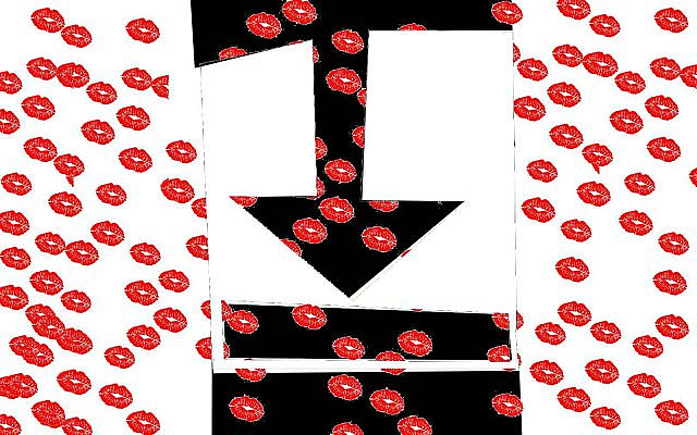 'Freedom of Kisses!' Luca M Damiani - Kiss and Arrow 2024 - www.lucadamiani-art.com