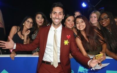 Nev Schulman attends the 2017 MTV Video Music Awards at The Forum on August 27, 2017 in Inglewood, California.  (Rich Fury/Getty Images/AFP)